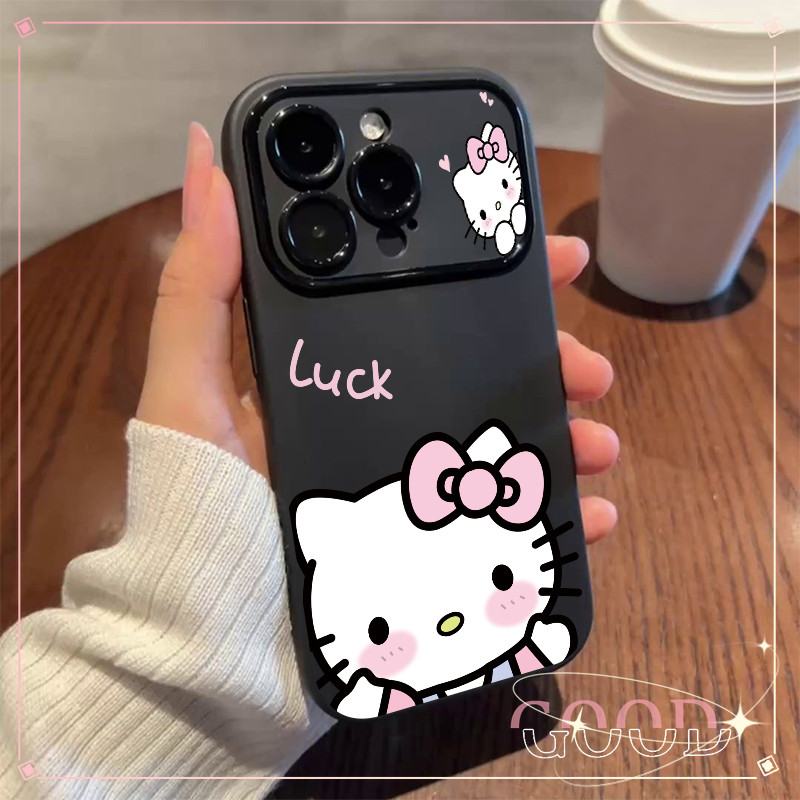 Good ส่งจากไทย ซิลิโคน เคสไอโฟน กันกระแทก เคสกันกระแทก สําหรับ 11 12 13 14 15PRO MAX 7Plus XS/R XSMax Hello Kitty