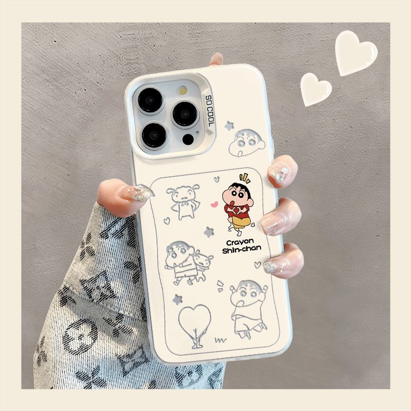 เคส shinchan สำหรับ VIVO Y17 Y12 Y12S Y30 Y7S V23 Y100 S10 S10E V23E X80 V27 V29 X60 X70 X100 Pro iq