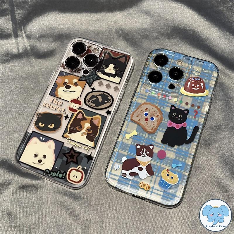 ลูกสุนัขน่ารักการ์ตูนคิตตี้เคส Samsung A05S A15 A06 A55 A13 A14 A03s A35 A50 A20 A32 A51 A03 A52 A12 A05 A02s A11 A30