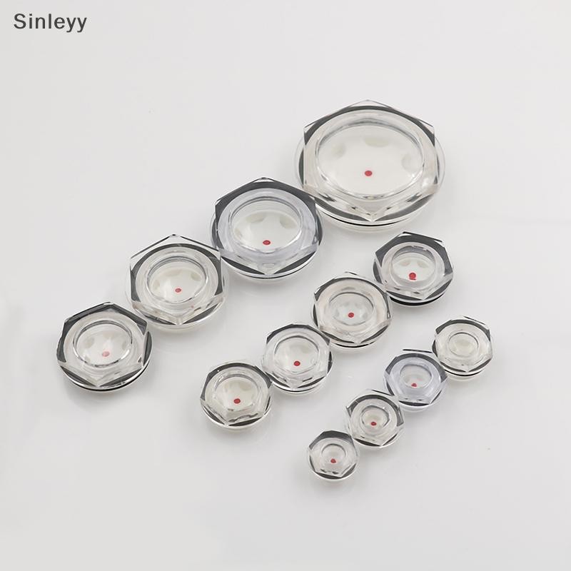 Nel 16mm-60mm dia thread air หรือ oil level sight glass N