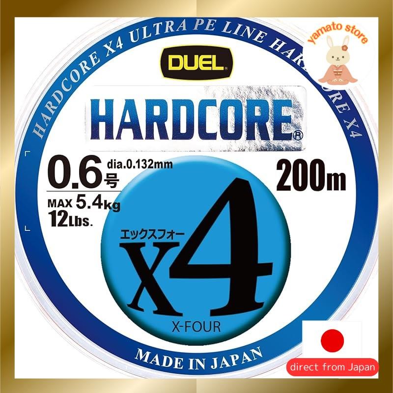 DUEL (デュエル) PE Line Fishing Line HARDCORE X4 [Line Fishing Line Fishing Gear High Strength High Sens