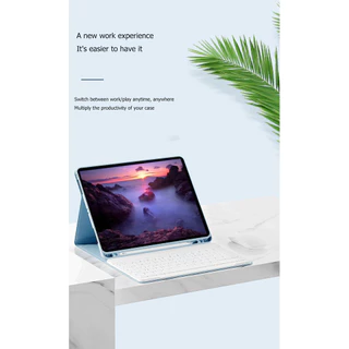 สำหรับGalaxy Tab S6lite S8 S7 S10+ S9 S7FE S8FE S9FE S9FE+ A7 A7lite A8 A9+ S8+ S9+ S7+ แท็บ เคสคีย์บอร์ด