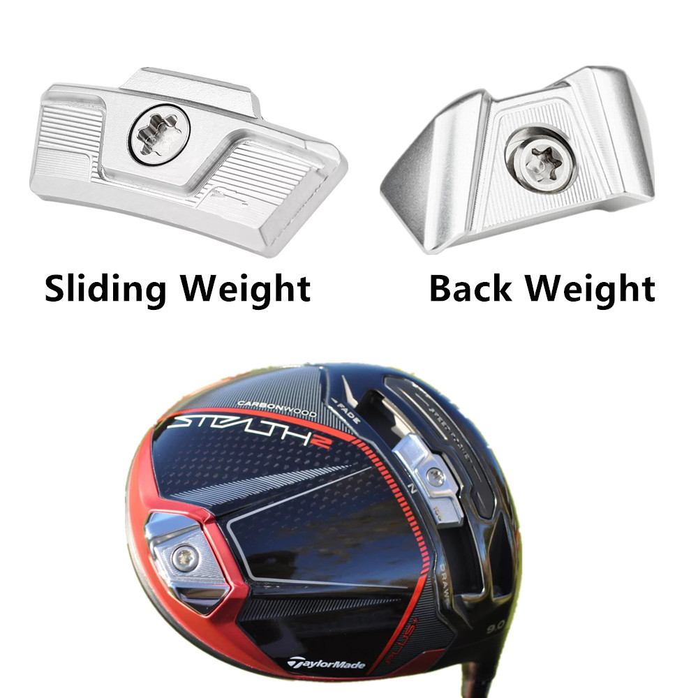 1 ชิ้นหัวไม้กอล์ฟน้ําหนักเลื่อน/น้ําหนักด้านหลังชุด Taylormade Stealth 2 Plus Driver Club