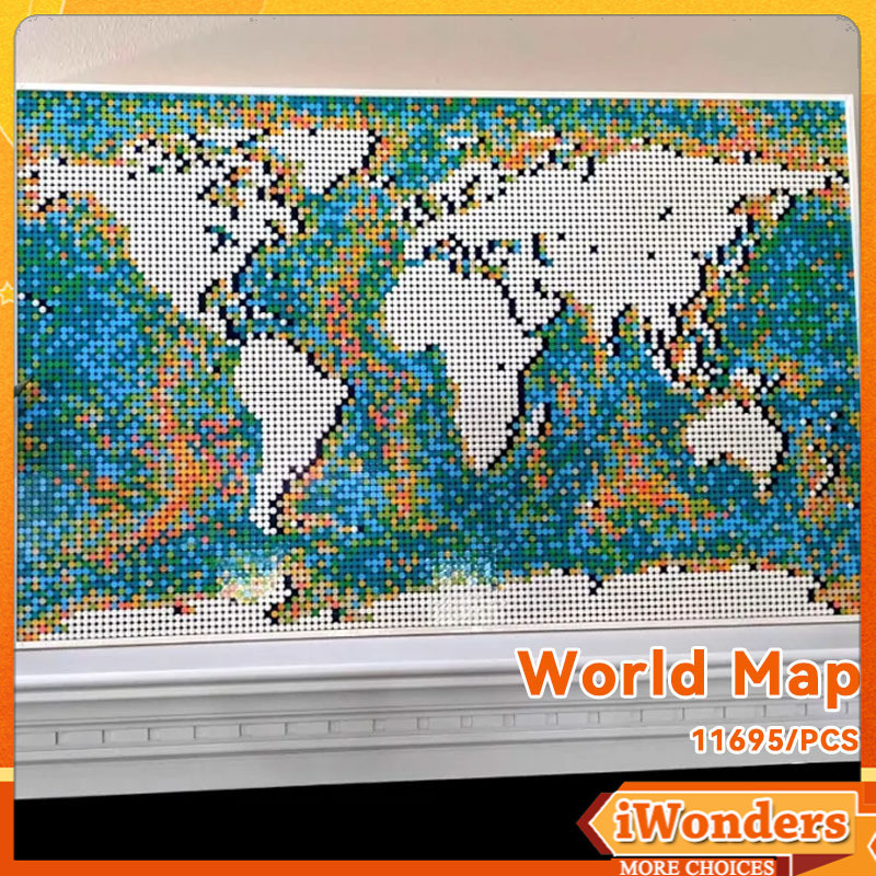 (11,695 ชิ้น) Art World Map 31203 Building Blocks Kit Construction Set Building Set Big ตกแต่งของเล่