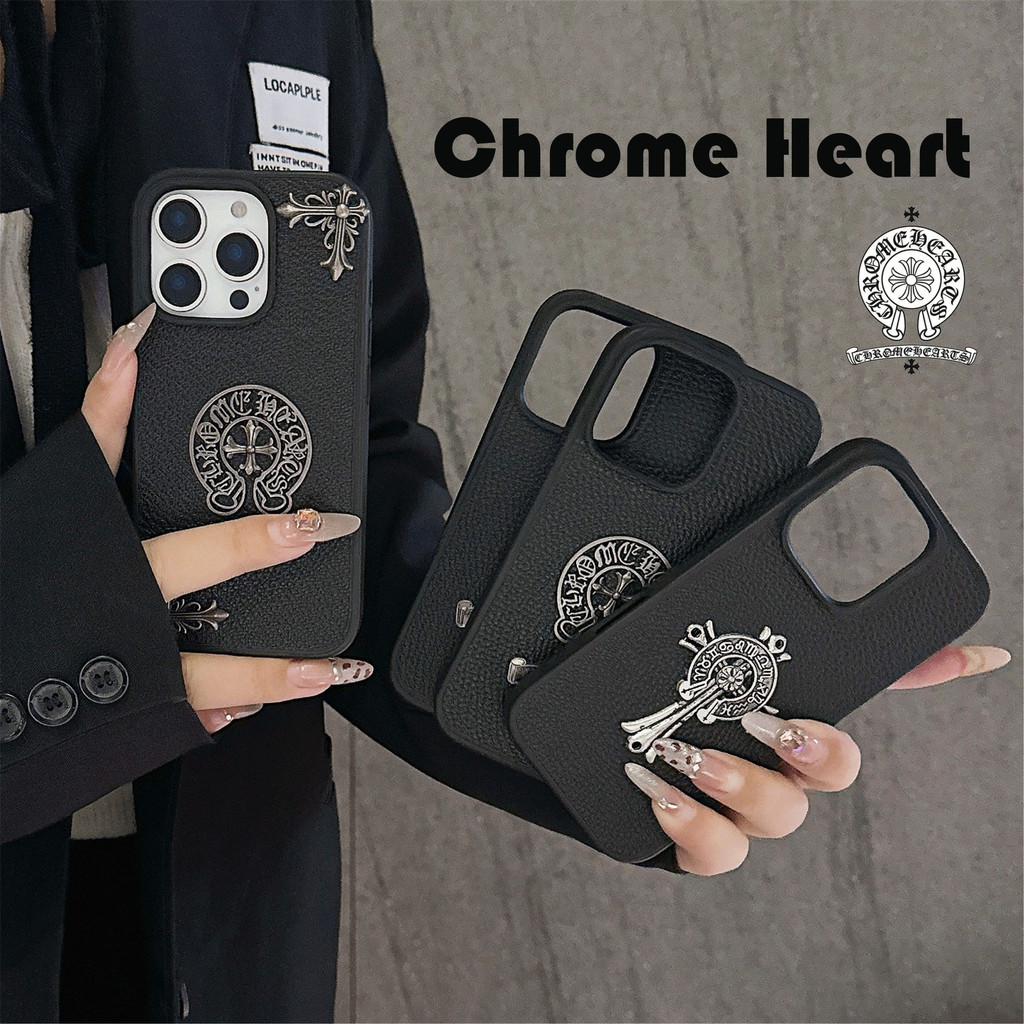 3D โลหะหนังสําหรับ iPhone 17 16 15 14 13 12 11 Pro Max 17 Air Creative Retro กรอบรูขนาดใหญ่ฝาครอบเต็มรูปแบบการออกแบบ Anti Falling ฝาครอบ