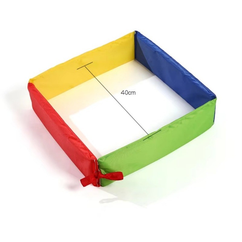 เด็กสนุกเกมกลางแจ้งกระโดดกรอบเจาะหลุมของเล่นประสาทสัมผัสบูรณาการการฝึกอบรมเด็กอนุบาลกีฬาอุปกรณ์ประกอบฉากหลายการเล่น - รูปที่ 7