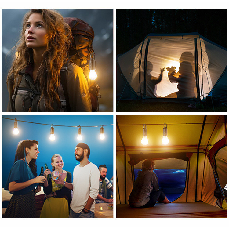 COD💡ไฟพลังงานแสงอาทิตย์ ไฟเต้นท์ โคมไฟ LED ปรับระดับได้ แบบพกพา กันน้ำ Type-C ชาร์จ ไฟแคมป์ปิ้ง - รูปที่ 6