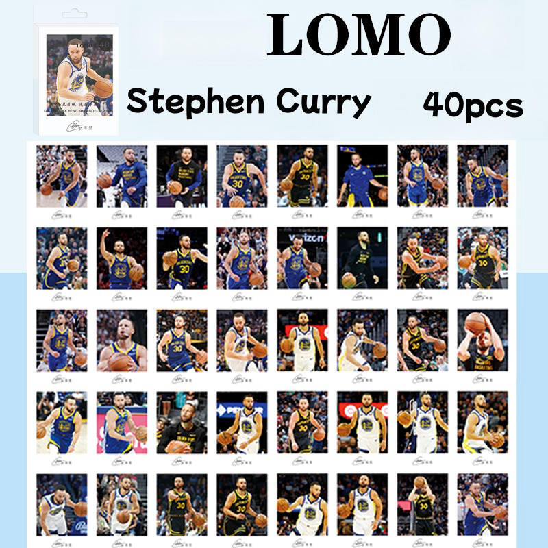 40pcs ฟุตบอลบาสเกตบอล star Lomo การ์ด Kobe CR7 Cristiano Ronaldo Stephen Curry Photocards Neymar LeB