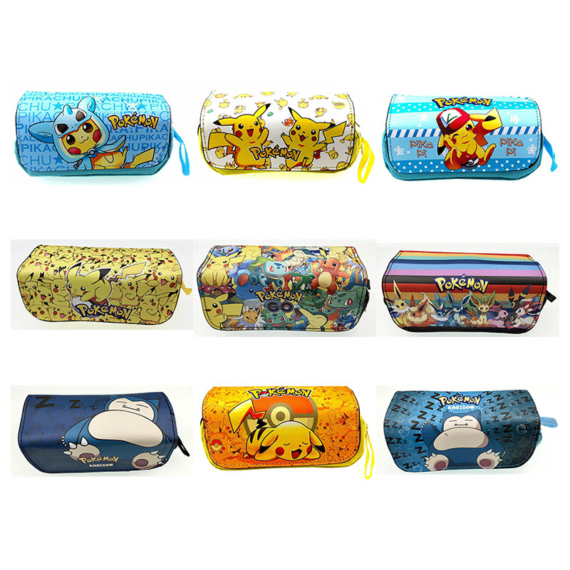 การ์ตูนการ์ตูนอะนิเมะโปเกมอนกรณีดินสอโปเกมอนขนาดใหญ่-ความจุกรณีดินสอนักเรียนชั้นประถมศึกษาการเรียนรู้