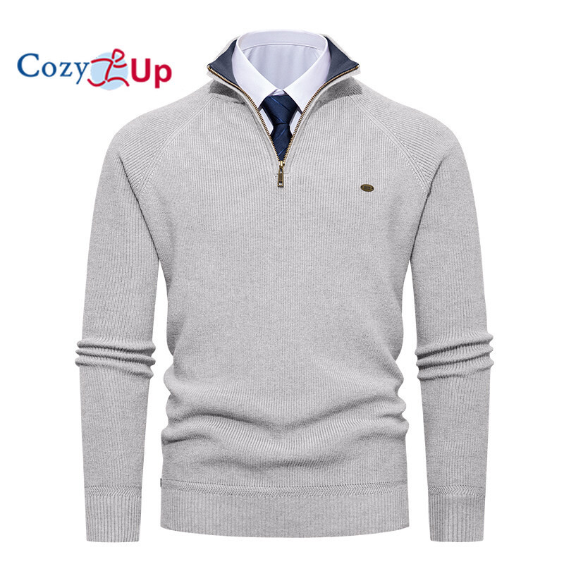 เสื้อสเวตเตอร์ผู้ชาย Quarter-Zip Cozy Up
