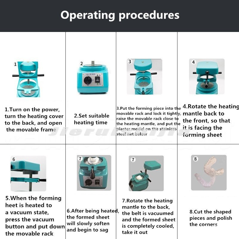 เครื่องทําความร้อนขึ้นรูปสูญญากาศทันตกรรม - รูปที่ 5