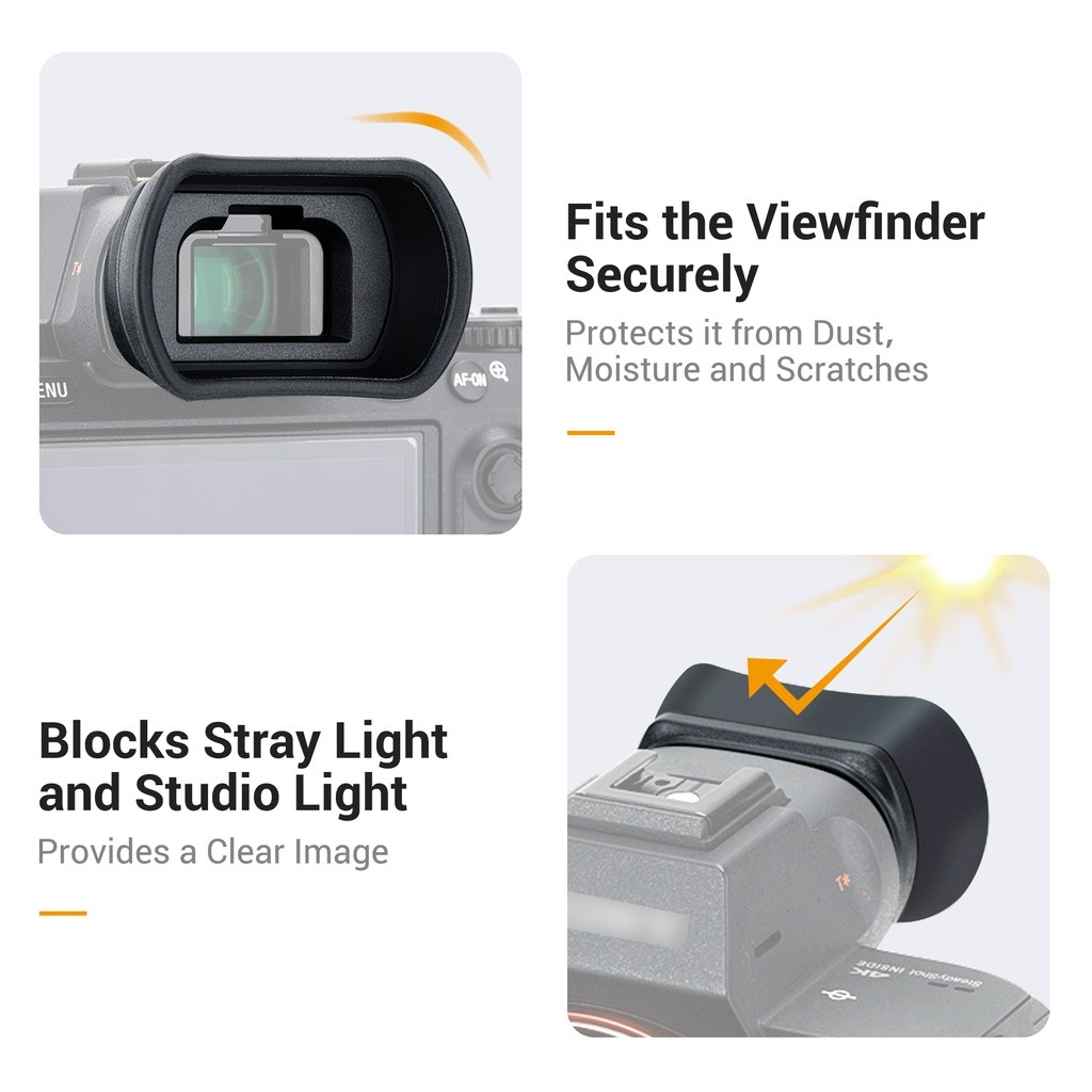 JJC Eyecup ยางรองตากล้อง Sony A7III A7II A7 A7RIV A7RIII A7RII A7R A7SII A7S A9II A9 (ประกันศูนย์)