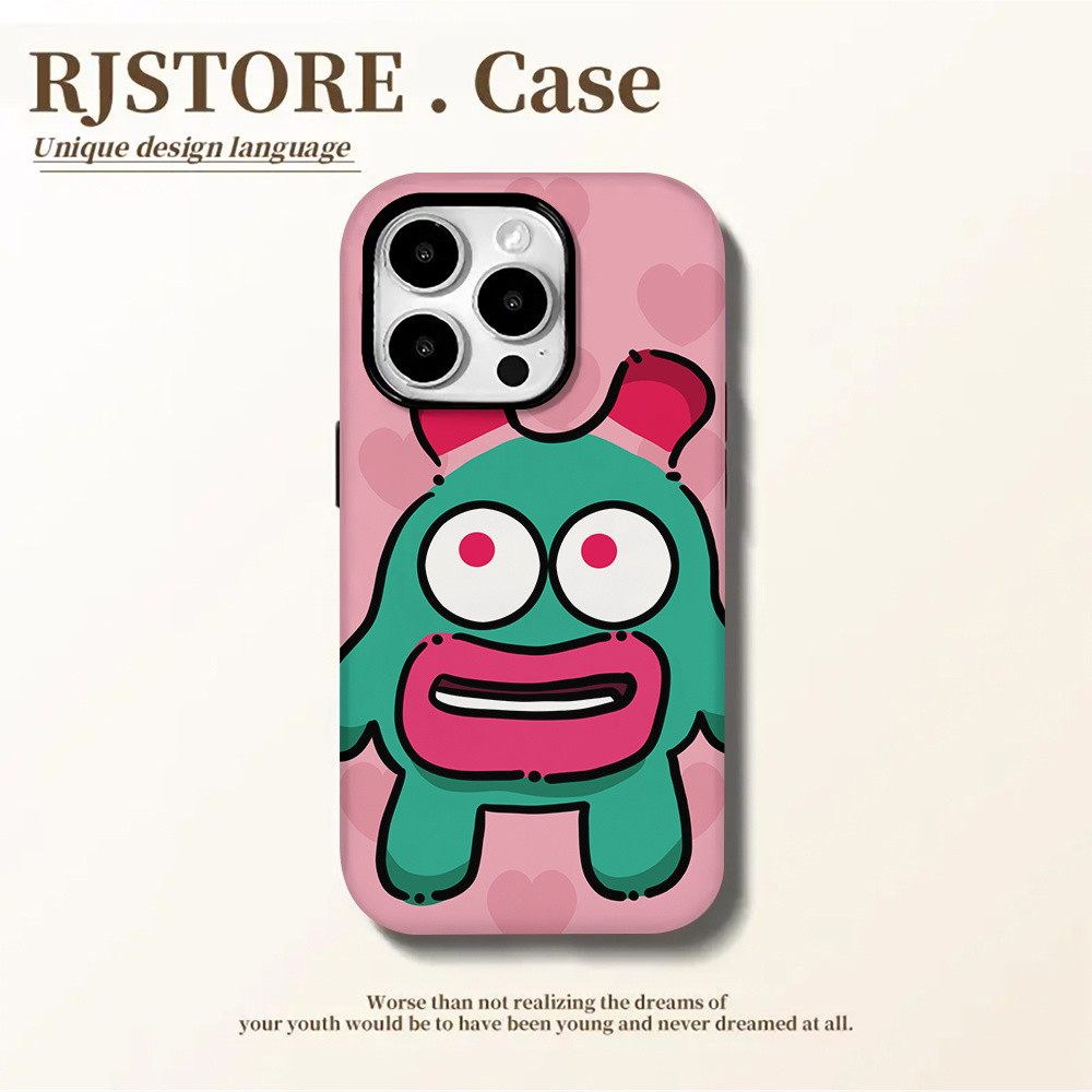 เคสโทรศัพท์ Mock Monster 2-in-1 เข้ากันได้กับ iPhone 15 Pro Max, Apple 16 14 Plus 11/12/13 Pro Max, เคสป้องกันกันกระแทกใหม่