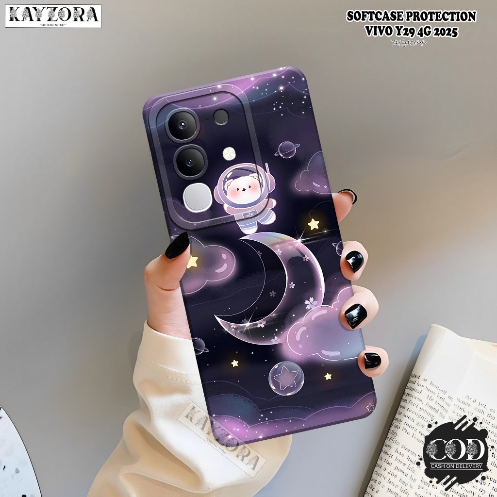 HP ล่าสุด VIVO Y29 4G 2025 Softcase - KAYZORA - เคสแฟชั่นการ์ตูน - เคส VIVO Y29 4G - ซิลิโคนกล้อง Pr