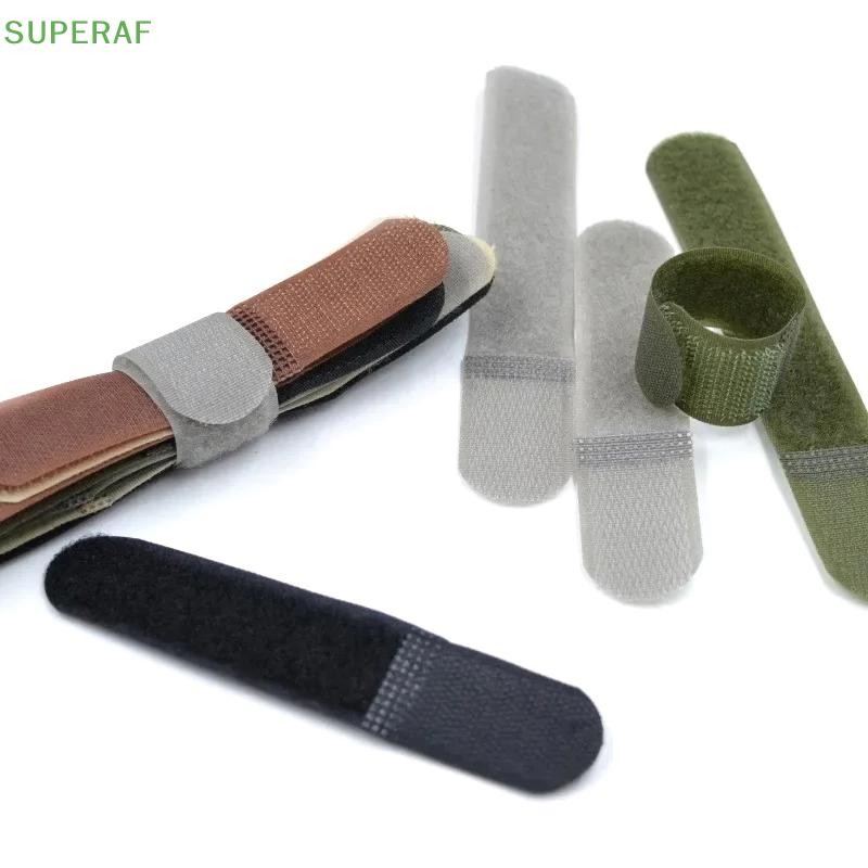 SUPERAF 10 ชิ้นสายรัดไนลอนสายรัด Webbing Organizer Fix Hook Loop Grip ห่อสายไฟReusableกระเป๋าเป้สะพายหลัง Fastener Buckle HOT