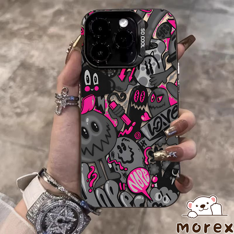 เคสเลนส์โลหะสุดเท่ เคส OPPO A17 A18 A15 A38 A12 A7 A16 A5s A78 A76 A74 A17K A55 A58 A54 A96 A77s A77 A57 A16s A3s