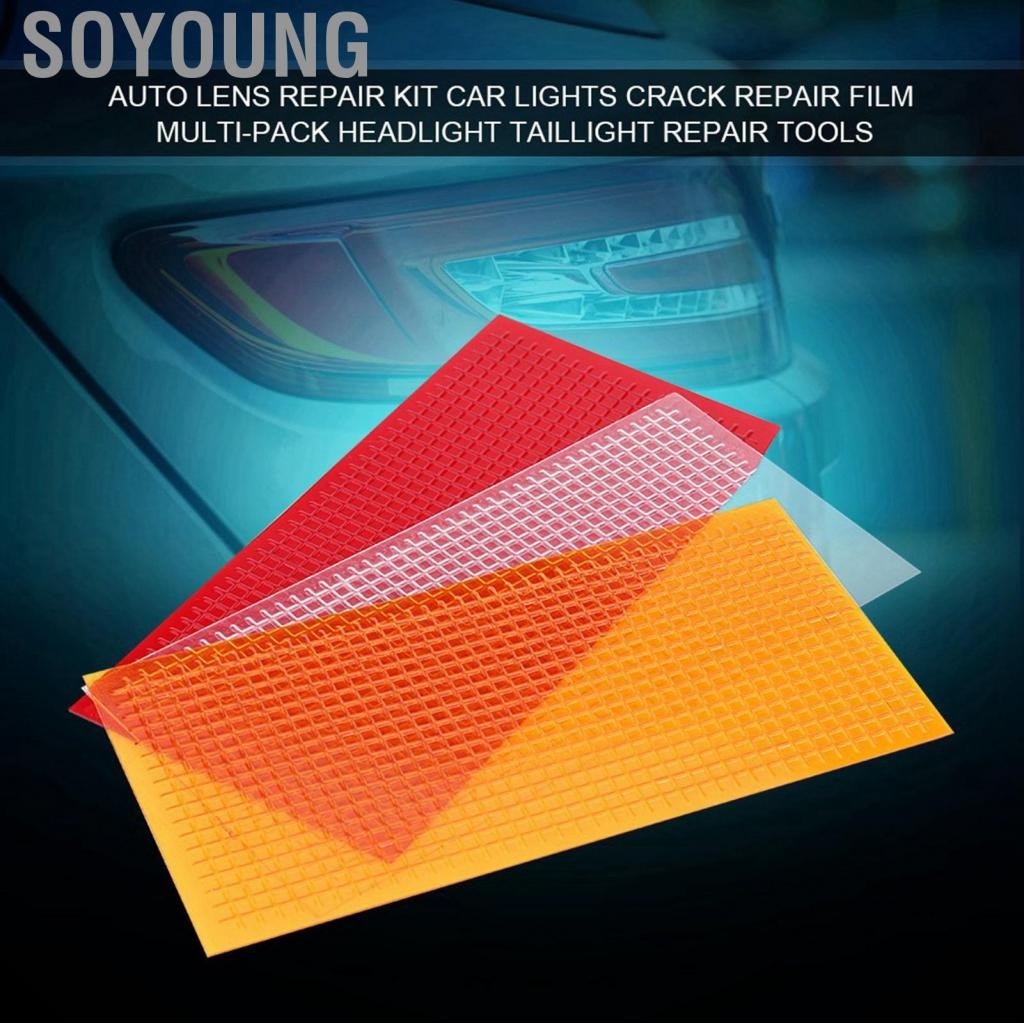 Soyoung Keenso Tail Light Tape Repair Multipack Lens Lens Kit Film Film Tools Tools Tools เครื่องมือ