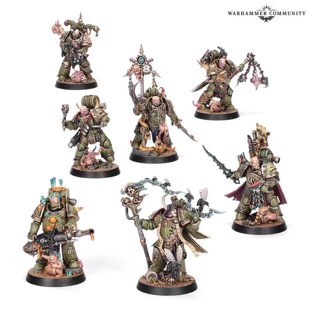 Warhammer 40K Death Guard Killing Team Mystery Box การแกะกล่องบอร์ด 6Y1Q