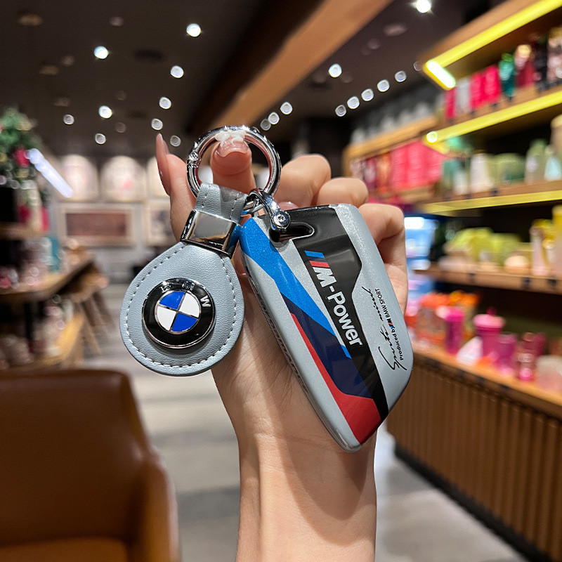 กระเป๋าใส่กุญแจ BMW รุ่นใหม่สำหรับซีรีส์ 3 ซีรีส์ 5 เข้ากันได้กับ X1 X2 X3 X4 X5 เคสใบมีด 3 Series 5 Series 530 รถ i3 Men ix3 ราคา ถูกที่สุด ดีลบีเคเค แกลเลอรีภาพที่ 4