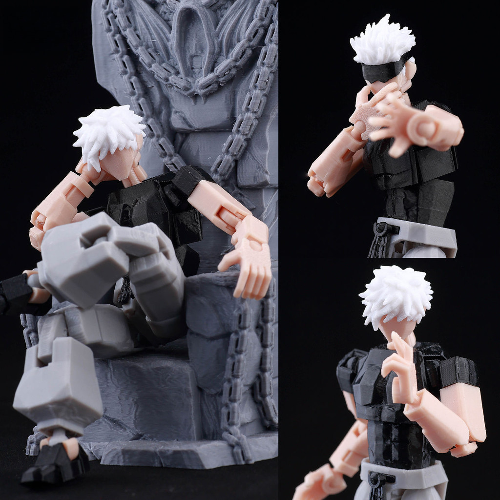 3d การพิมพ์-Spell ต่อสู้กลับ Lucky มากกว่า 13 ข้อต่อ Movable Movable Hand-Made เดสก์ท็อปตกแต่งสะสมอะนิเมะ สินค้านักเรียนของขวัญ