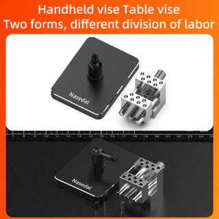 Nasedal Mini Vise Gundam เครื่องมือติดตั้ง 2 in1 แบบพกพา Clamp Multi-function ตาราง Vise อลูมิเนียมงานอดิเรก Gunpla DIY ทําหัตถกรรมเครื่องมือ Art