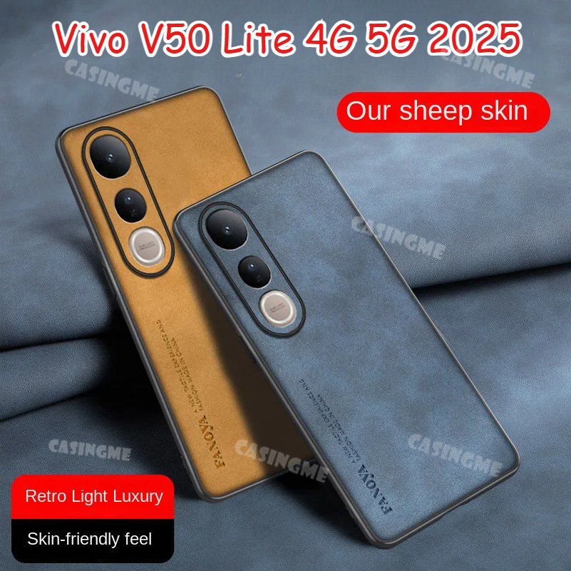 สําหรับVivo V50 Lite 4G 5G 2025 หนังธรรมดาสบายSuedeสําหรับVivo V50 V 50 Lite V50Lite V50 Pro V 50 Li