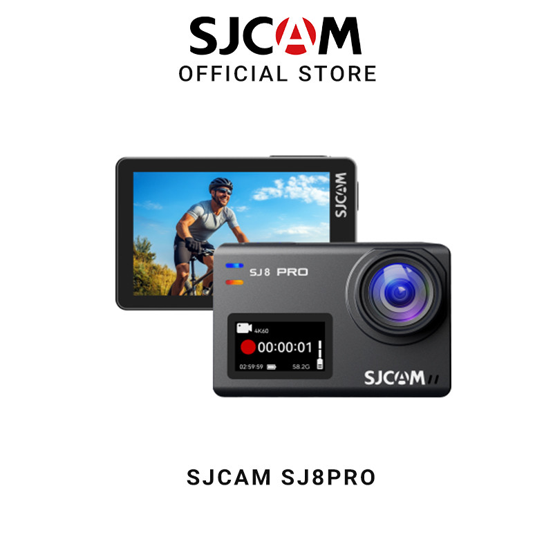 SJCAM SJ8Pro Action Camera 4K60fps SJ8 หน้าจอคู่ กล้องแอคชั่น