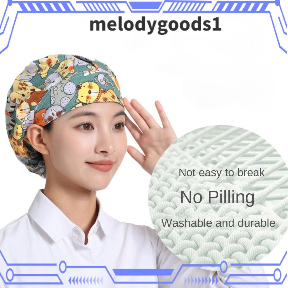 MELODYGOODS1 Catering Chef Hat,กันฝุ่นปรับหมวกทํางาน,ขายร้อนน้ํามันและเขม่าBreathable Cafe Bar Bakerหมวกครัวเครื่องมือทําอาหาร