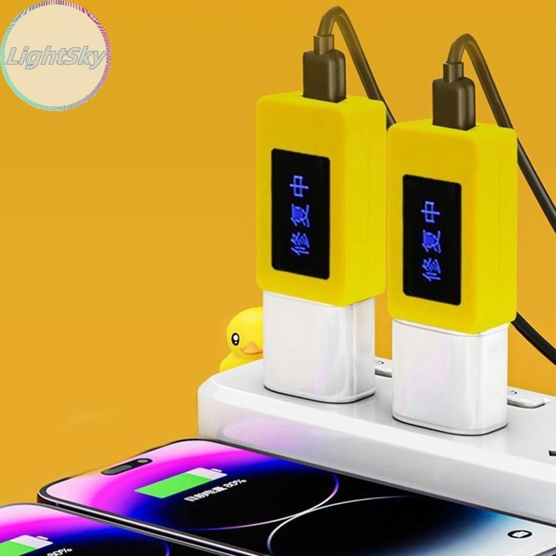 LightSky สมาร์ทโฟนแบตเตอรี่ซ่อมอเนกประสงค์ USB โทรศัพท์มือถือแบตเตอรี่ Repairer Restorer ขยายโทรศัพท์แล็ปท็อปแท็บเล็ตอายุการใช้งานแบตเตอรี่ TH