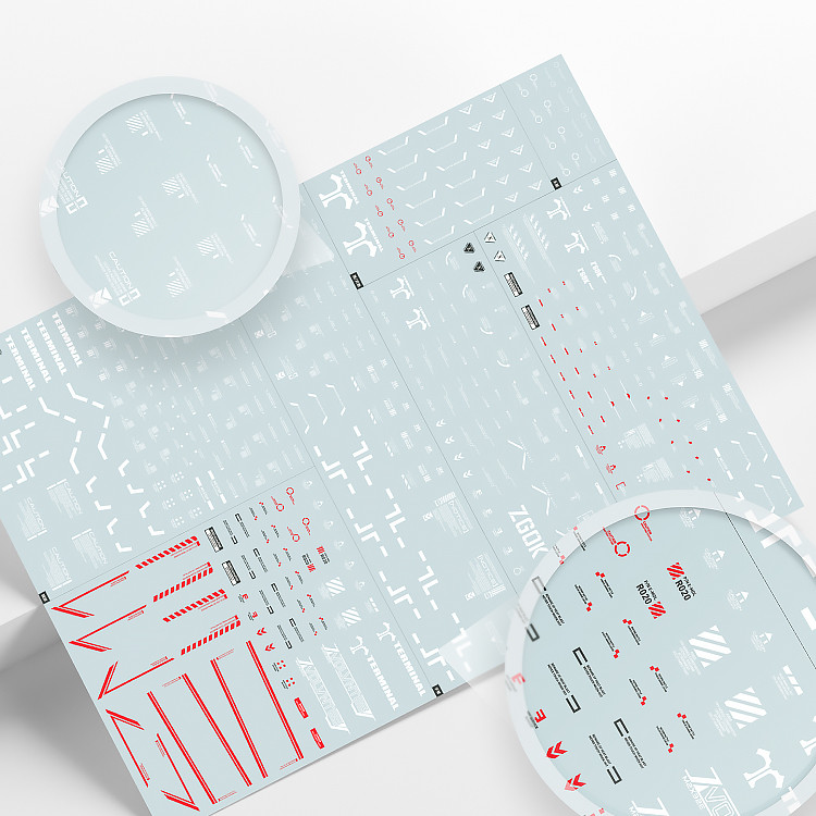 LNX Water Slide Decal สําหรับ HG 1/144 Z GOK ZGOK Freedom VER