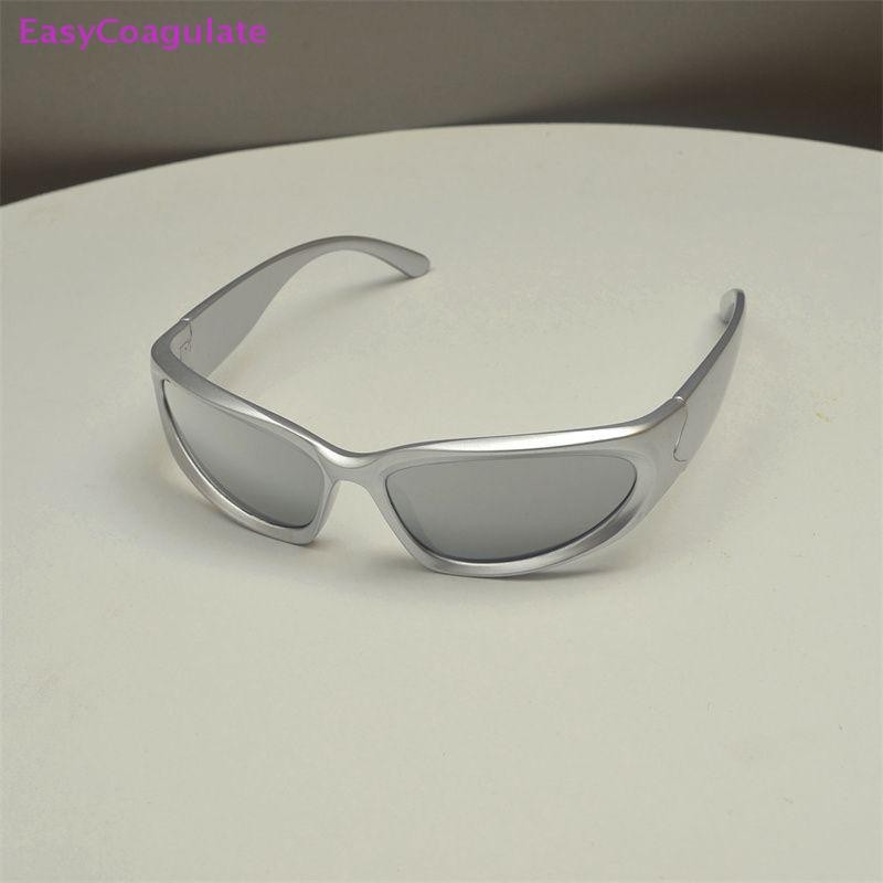 Eas กีฬาแว่นตากันแดดโพลาไรซ์แว่นตากันแดดแว่นตา UV400 Windproof Steampunk แว่นตากันแดดสําหรับผู้ชายผู้หญิงตกปลา Retro Ate