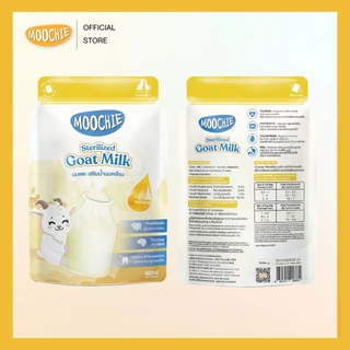 [12ซอง] Moochie มูชี่นมแพะสเตอริไลส์ สำหรับ สุนัขและแมว Moochie Goat Milk 60ml.