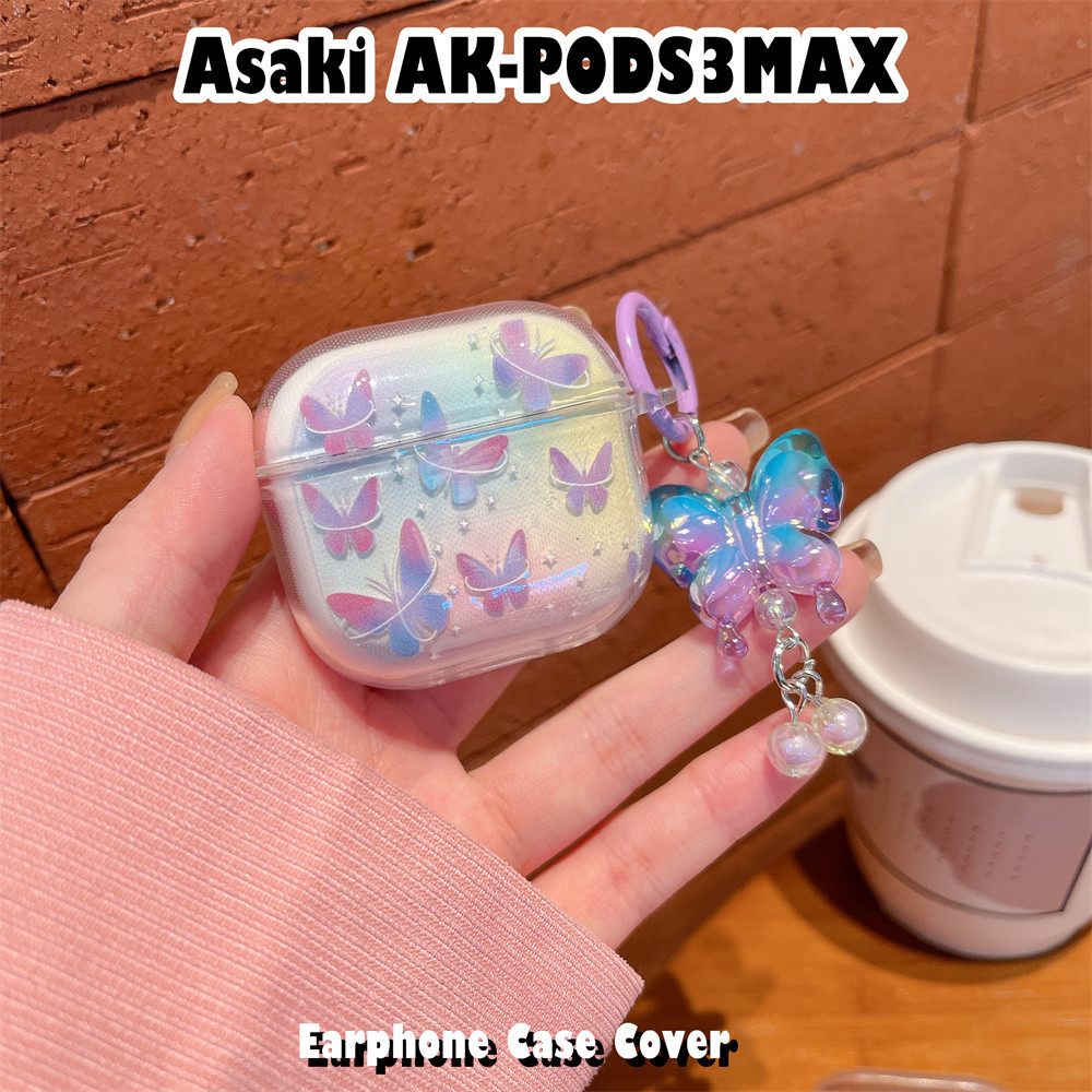 READY STOCK!นําไปใช้กับ Asaki AK-PODS3MAX เคส Case เคสหูฟัง การ์ตูนนวัตกรรม ซิลิโคนนุ่ม เคส เคสหูฟัง