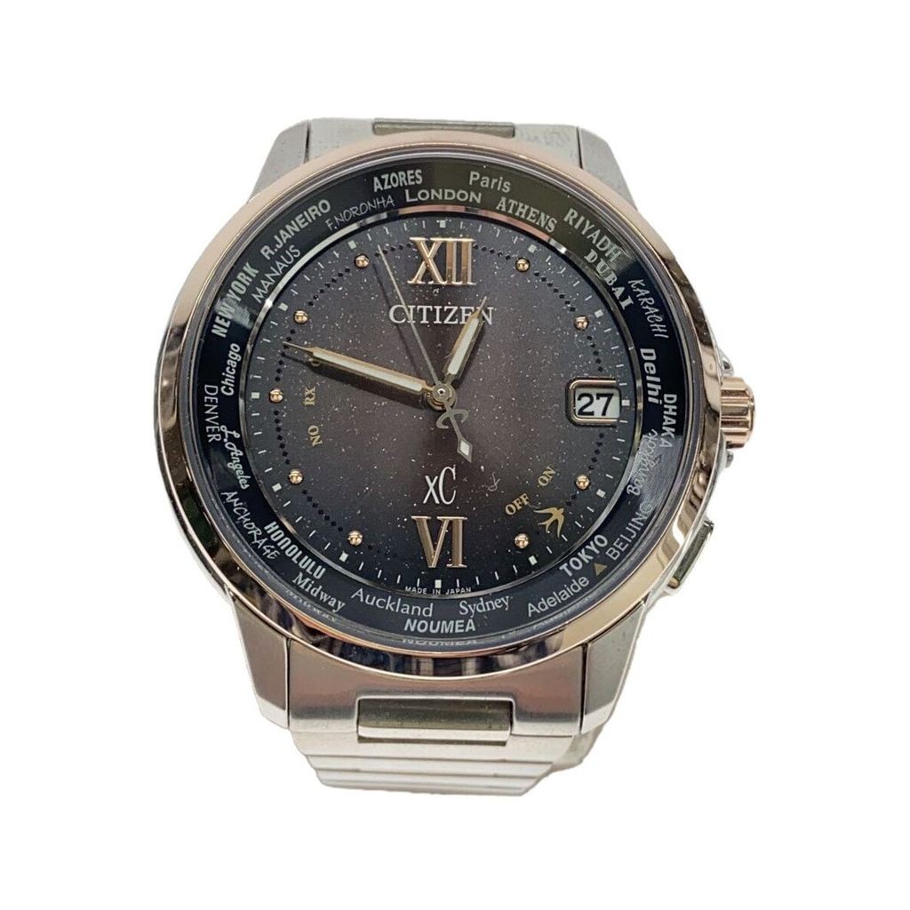 CITIZEN mens watch XC ECO DRIVE analog SLV h149a1b7k01 Direct from Japan Secondhand
