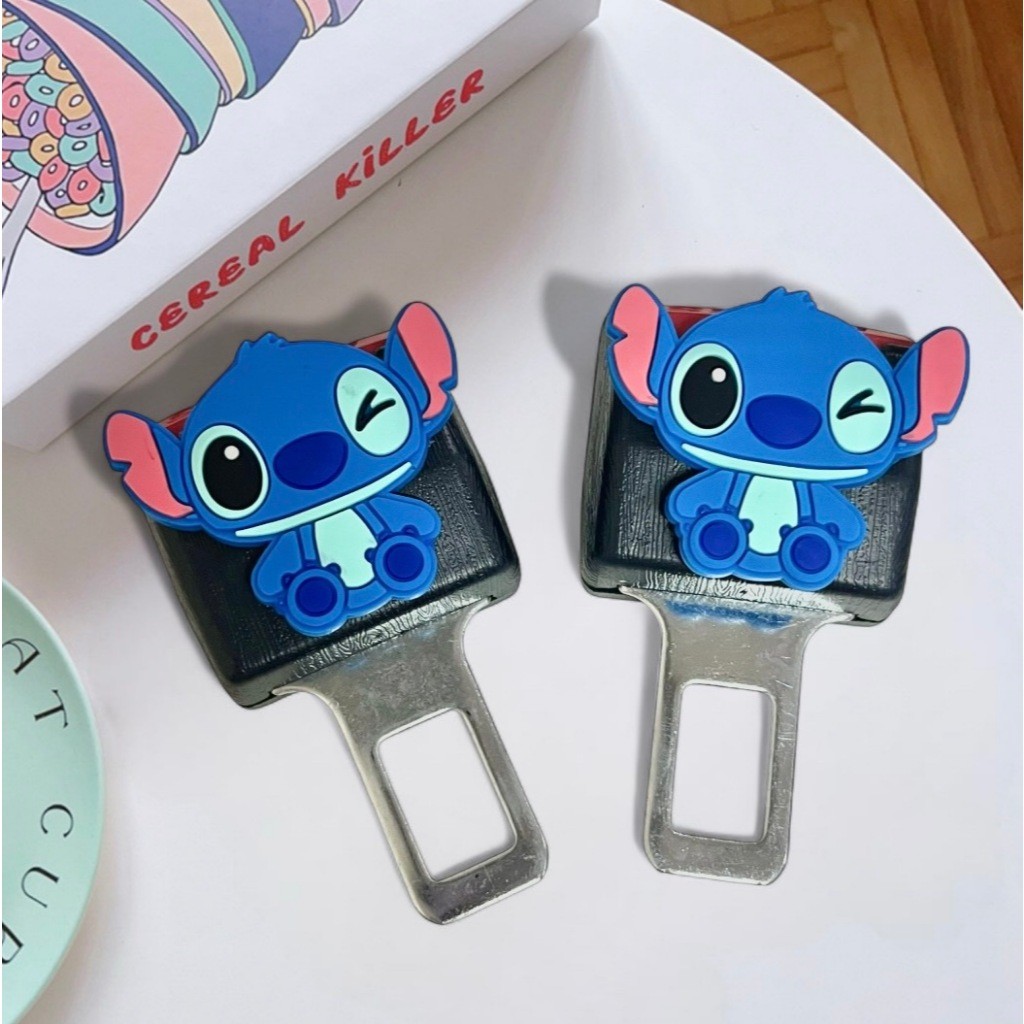 2ชิ้น หัวเสียบเข็มขัดนิรภัย ตัดเสียงรบกวน ตกแต่งรถ ลายการ์ตูน น่ารักๆ ลิงค์2