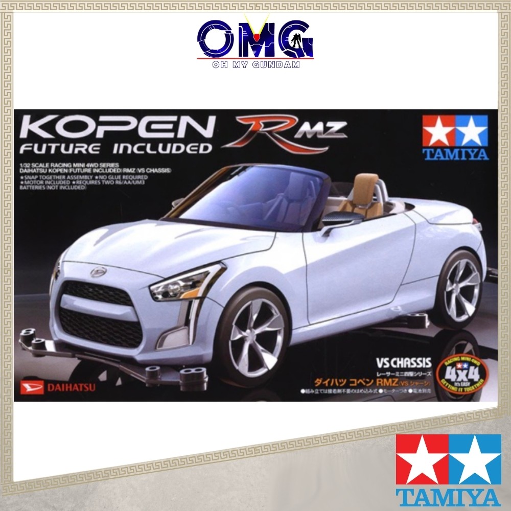 Tamiya Mini 4WD Daihatsu Kopen RMZ (VS Chassis) 18081 Mini 4WD Kits Racing Model Car พร้อมเครื่องยนต