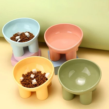 ✨ชามกันมด แมว ชามอาหารแมว ชามอาหารสัตว์เลี้ยง ทรงเฉียง ชามอาหารสุนัข ที่วางอาหารสัตว์เลี้ยง เครื่องให้อาหารสัตว์เลี้ยง