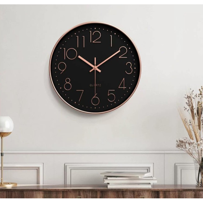 【COD】นาฬิกาแขวน 8 10 12 นิ้ว นาฬิกาแขวนผนังเรืองแสง ทรงกลม นาฬิกาส่องแสง คุณภาพสูง พื้นผิวกระจก เดินเรียบไม่มีเสียง
