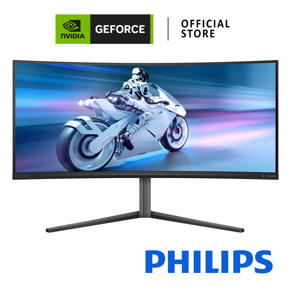 PHILIPS EVNIA Curved MONITOR | NVIDIA G-SYNC COMPATIBLE | 34" 4K QD OLED 175Hz 0.03ms (34M2C6500/00)