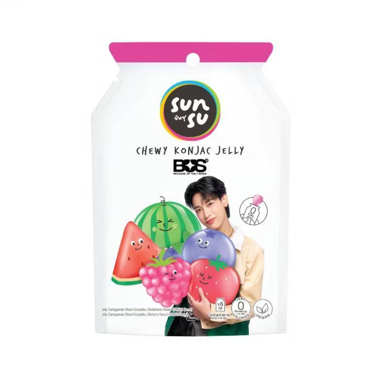 สินค้าพร้อมส่ง???? SUNSU X BUS ซันซุ เยลลี่ซันซุ เยลลี่ผสมบุก ( 1 ซอง ...