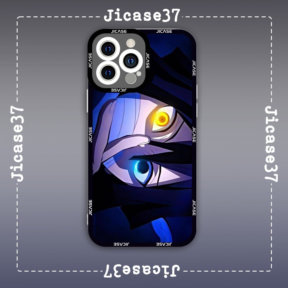 เคส iPhone Square Edge Samsung Xiaomi Oppo Anime Kimetsu no yaiba Demon Slayer Sword Character Iguro