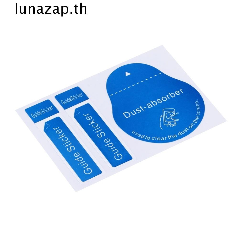 Lunazap สติ๊กเกอร์กําจัดฝุ่นเลนส์กล้องหน้าจอ LCD ทําความสะอาดหน้าจอสติ๊กเกอร์คู่มือฝุ่นกระดาษ