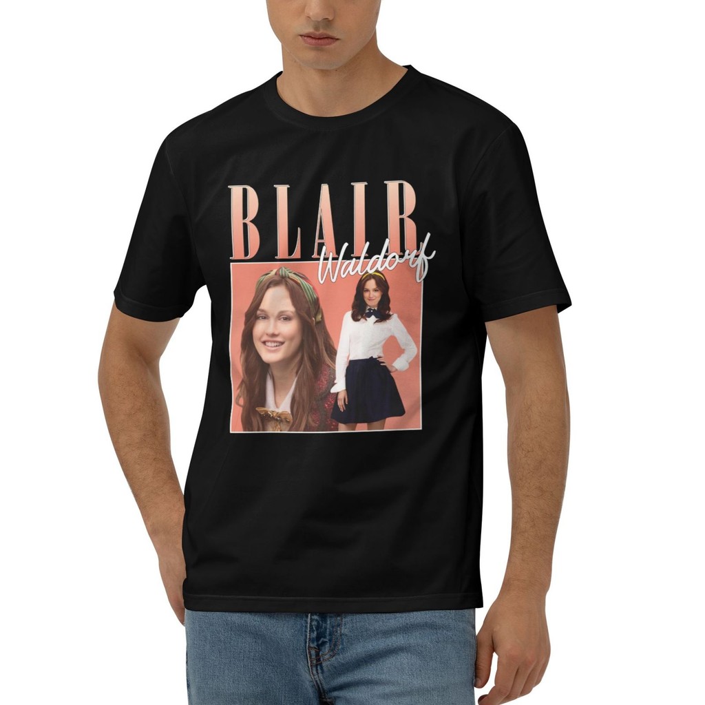 เสื้อยืดผ้าฝ้าย New Blair Waldorf Gossip