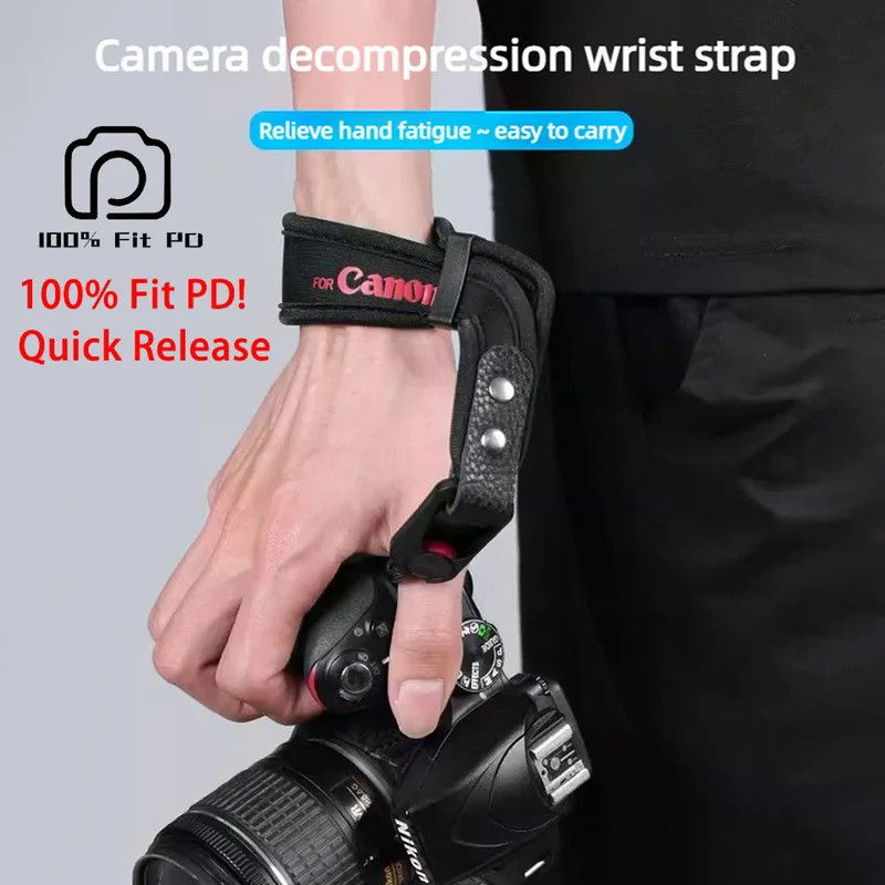 Camera Wrist Strap Quick Release Convenient Hand Rope for Canon EOS R5 R6 R7 R8 R50 R100 5D 6D Mark 