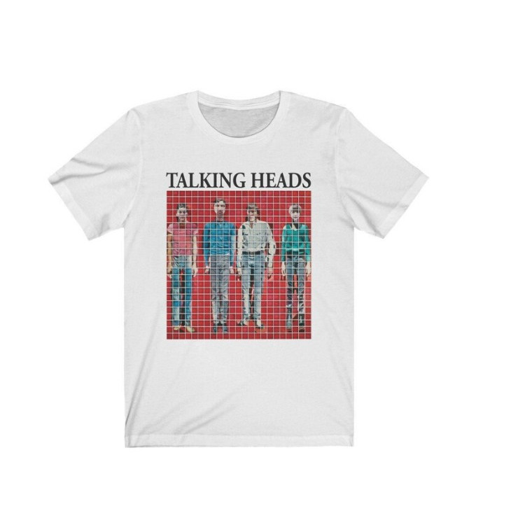 Talking Heads More Songs เกี่ยวกับอาคารแรงบันดาลใจ Retro Vintage 80S เสื้อยืด