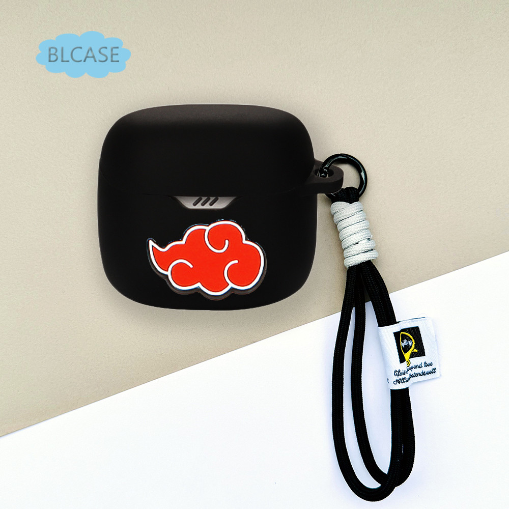 สําหรับ JBL TUNE FLEX /FLEX 2 กรณีหูฟังฝาครอบป้องกันการ์ตูนซิลิโคนหูฟัง Soft Sleeve Anti-fall Protector พร้อมแหวน - รูปที่ 4