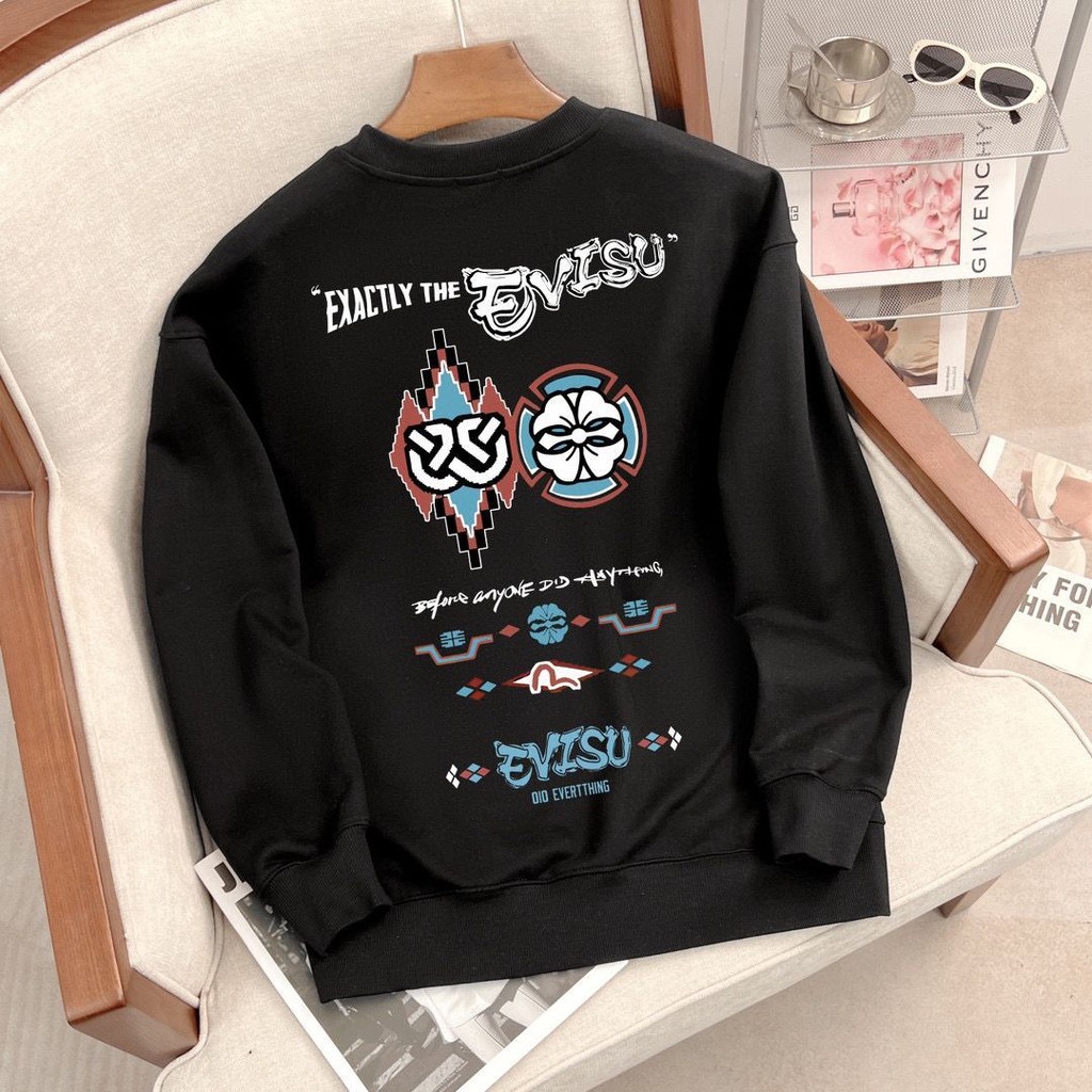 EVS ฤดูใบไม้ร่วงฤดูหนาว Street สวมใส่ผู้ชายล้อภูมิปัญญาบ้านดอกไม้พิมพ์ผู้ชายผู้หญิงสไตล์เดียวกันหลวม