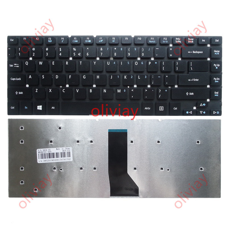 Acer สําหรับแป้นพิมพ์แล็ปท็อป Aspire ES1-431 ES1-411 ES1-511 E5-411 E5-411G E5-471 E5-421 E5-421G E1