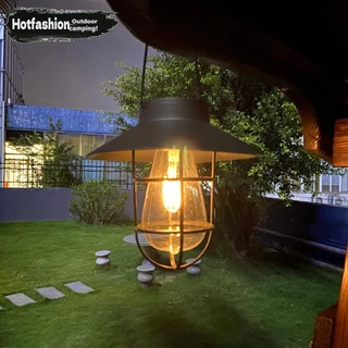 Retro พลังงานแสงอาทิตย์เต็นท์ Camping โคมไฟกันน้ําสวนระเบียงโคมระย้า Light