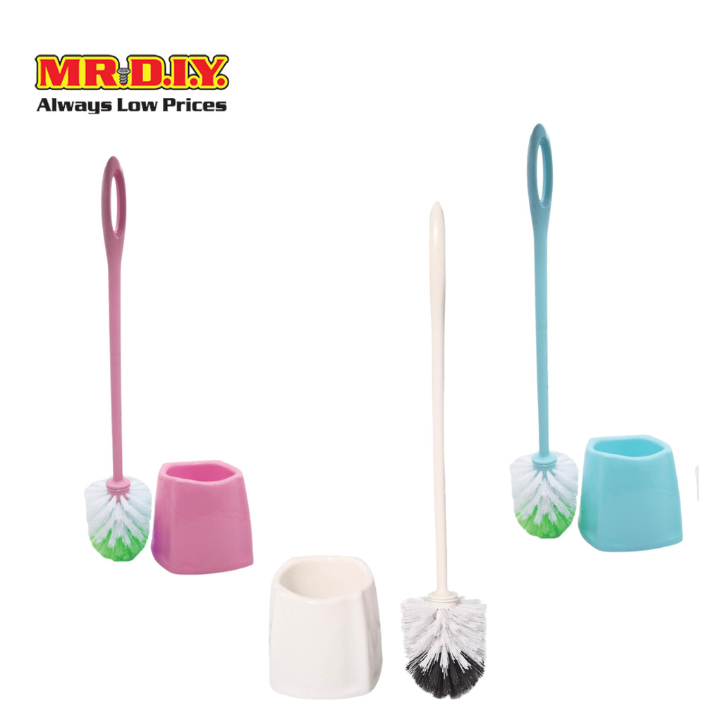 มิสเตอร์. ดี.ไอ.วาย แปรงขัดห้องน้ำ PP แบบมีด้ามจับ ขนาด 47 x 12 ซม.